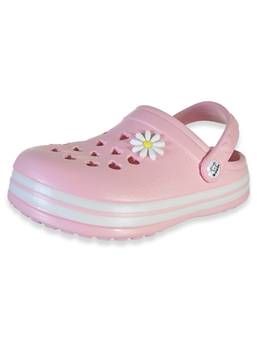 First Steps Girls' Daisy Hearts Clogs - CookiesKids.com