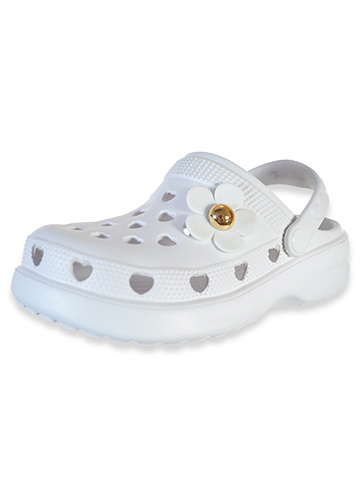 First Steps Girls' Daisy Hearts Clogs - CookiesKids.com