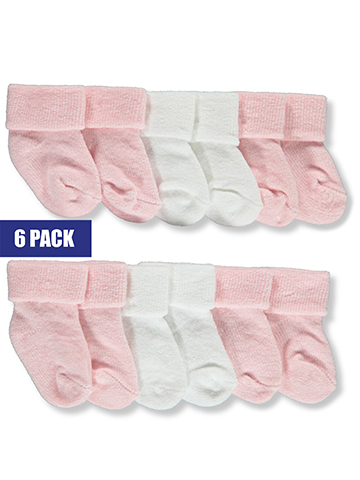 Hush Little Baby Girls' 6-Pack Socks Booties - CookiesKids.com