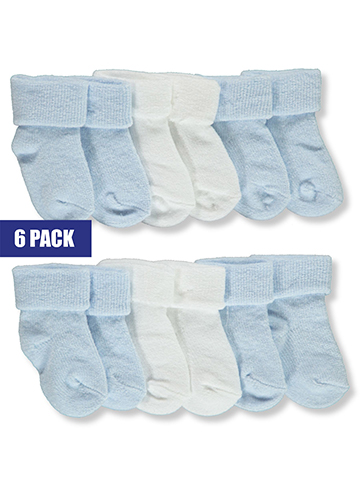 Hush Little Baby Boys' 6-Pack Socks Booties - CookiesKids.com