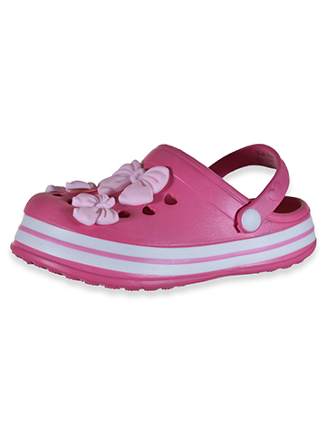 Stepping Stones Girls' Bows Clogs - CookiesKids.com