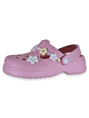 Stepping Stones Girls' Flowers Clogs - CookiesKids.com