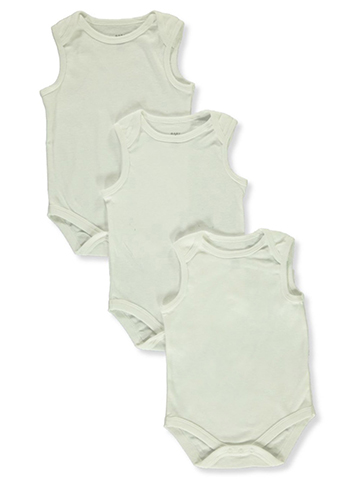 Bon Bebe Unisex 3-Pack Sleeveless Bodysuits - CookiesKids.com