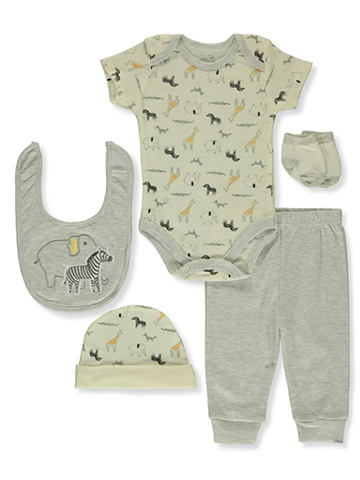 Rene Rofe Baby Unisex 5-Piece Gift Layette Set - CookiesKids.com
