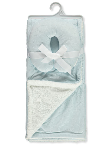 Bon Bebe Baby Boys' 2-Piece Blanket With Neck Pillow - CookiesKids.com