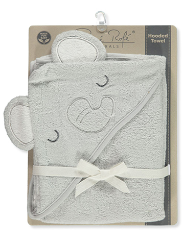 Rene Rofe Baby Boys' Woven Elephant Hooded Towel - CookiesKids.com