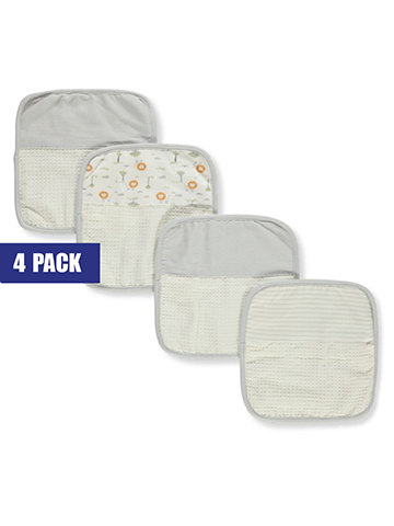 Rene Rofe Baby Boys' 4-Pack Washcloths - CookiesKids.com