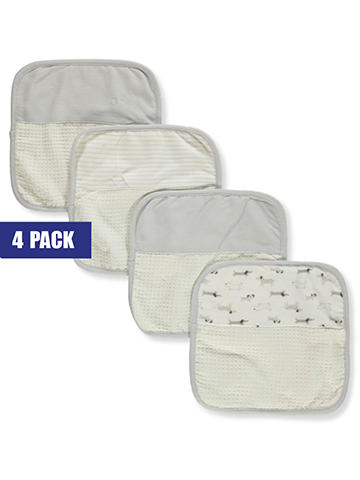 Rene Rofe Baby Boys' 4-Pack Washcloths - CookiesKids.com