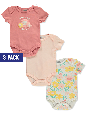 Baby Views Baby Girls' 3-Pack Bodysuits - CookiesKids.com