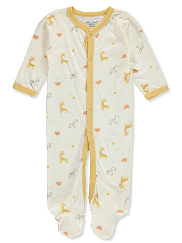 Baby Views Baby Unisex Safari Footed Coveralls - CookiesKids.com