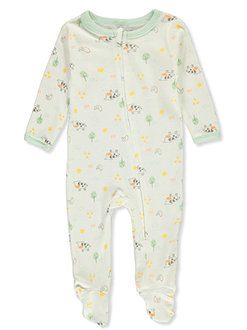 Baby Views Baby Unisex Farm Footed Coveralls - CookiesKids.com