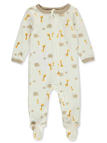 Baby Views Baby Unisex Safari Footed Coveralls - CookiesKids.com