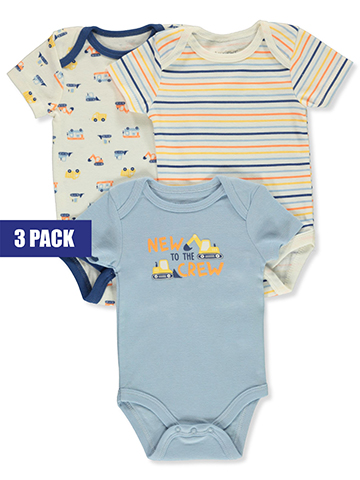 Baby Views Baby Boys' 3-Pack Bodysuits - CookiesKids.com