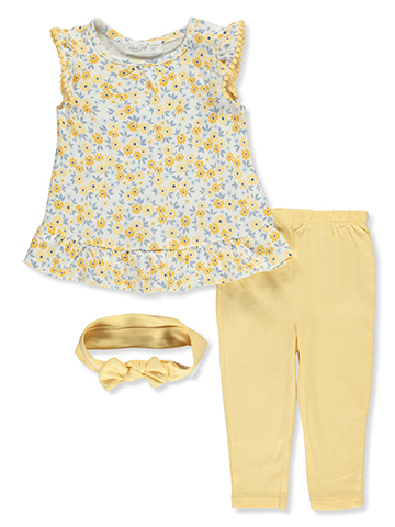 Rene Rofe Baby Girls' 3-Piece Leggings Set Outfit - CookiesKids.com