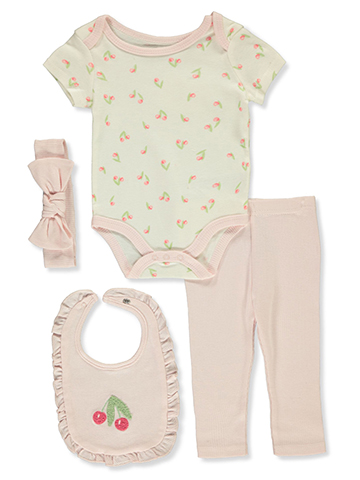 Rene Rofe Baby Girls' 4-Piece Pants Set Outfit - CookiesKids.com