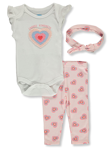 Rene Rofe Baby Girls' 4-Piece Pants Set Outfit - CookiesKids.com