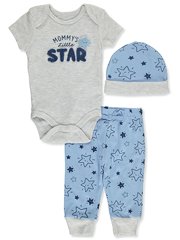 Bon Bebe Baby Girls' 3-Piece Star Leggings Set Outfit - CookiesKids.com
