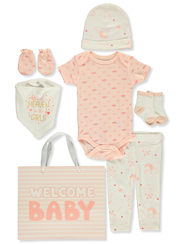 Baby Views Baby Girls' 8-Piece Layette Gift Set - CookiesKids.com