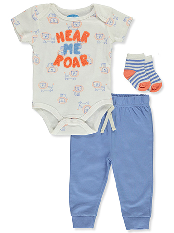 Bon Bebe Baby Boys' 3-Piece Roar Pants Set Outfit - CookiesKids.com