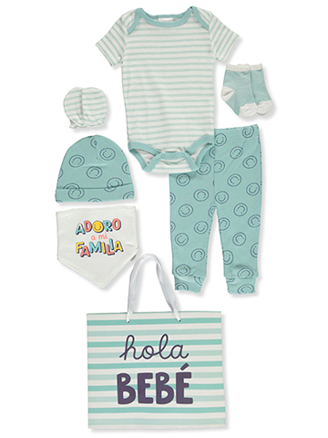 Hola Mundo Baby Boys' 8-Piece Layette Set - CookiesKids.com