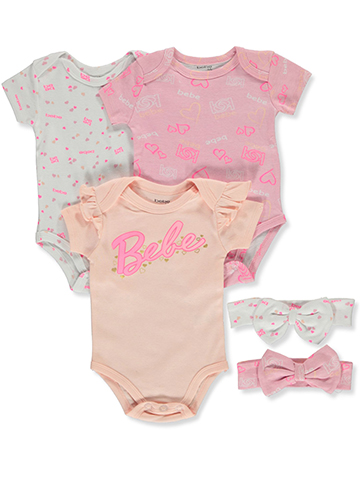 Bebe Baby Girls' 3-Pack Bodysuits - CookiesKids.com