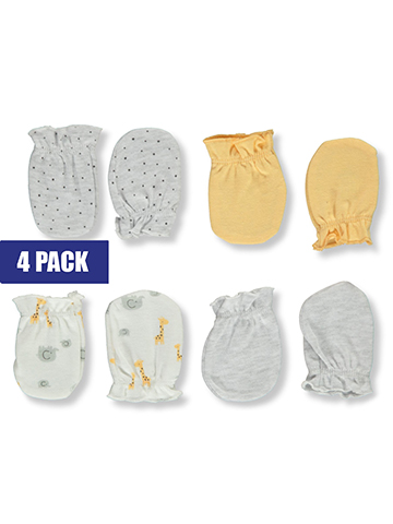 Baby Views Baby Boys' 4-Pack Mittens - CookiesKids.com