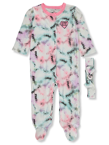 Bebe Baby Girls' 2-Piece Tie Dye Bodysuit Headband Set - CookiesKids.com
