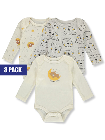 Baby Views Baby Boys' 3-Pack Bear Bodysuits - CookiesKids.com