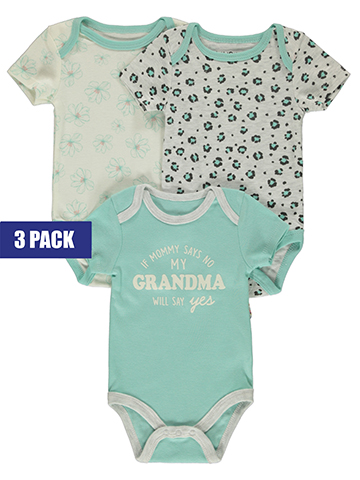 Bon Bebe Baby Girls' 3-Pack Bodysuits - CookiesKids.com
