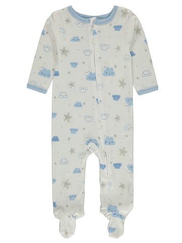 Bon Bebe Baby Boys' Cloud Footed Coveralls - CookiesKids.com
