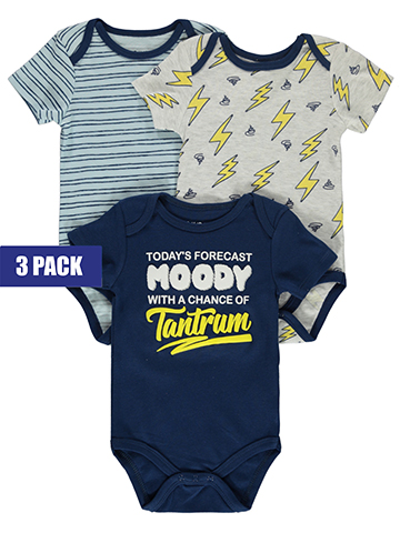 Bon Bebe Baby Boys' 3-Pack Bodysuits - CookiesKids.com