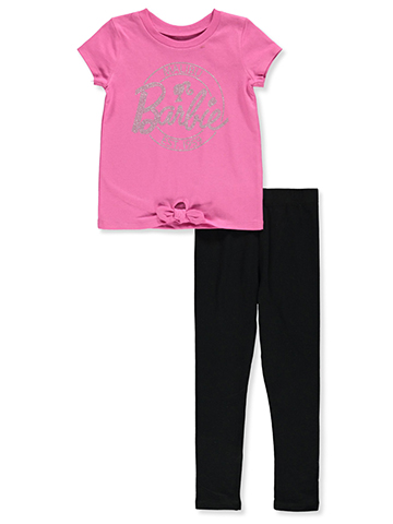 Barbie Girls' 2-Piece Leggings Set Outfit - CookiesKids.com