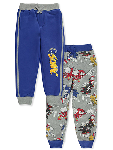 Sonic The Hedgehog Boys' 2-Pack Fleece Joggers - CookiesKids.com