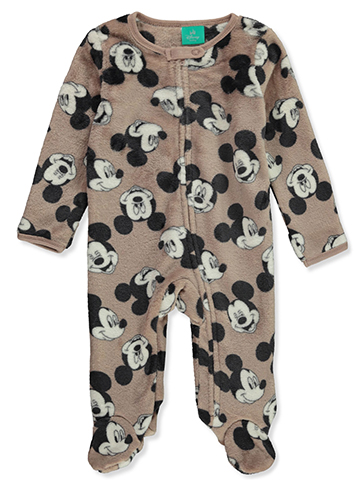 Disney Mickey Mouse Baby Boys' Fleece Coveralls - CookiesKids.com