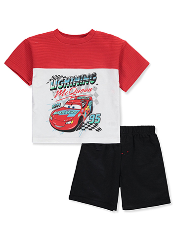 Disney Cars Boys' 2-Piece Shorts Set Outfit - CookiesKids.com