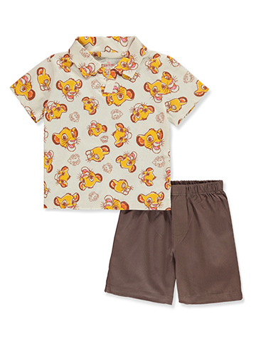 Disney The Lion King Boys' 2-Piece Shorts Set Outfit - CookiesKids.com
