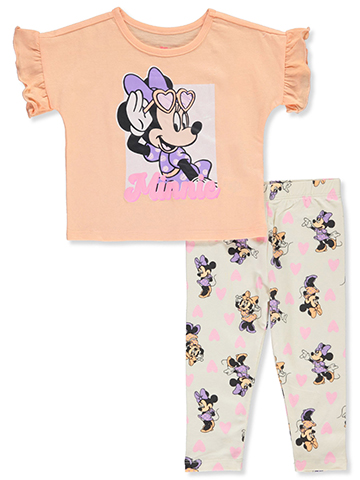 Disney Minnie Mouse Baby Girls' 2-Piece Leggings Set Outfit - CookiesKids.com