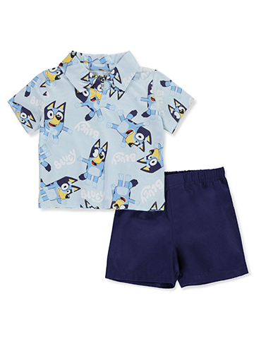 Bluey Baby Boys' 2-Piece Shorts Set Outfit - CookiesKids.com