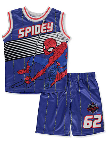 Spider-Man Boys' 2-Piece Shorts Set Outfit - CookiesKids.com