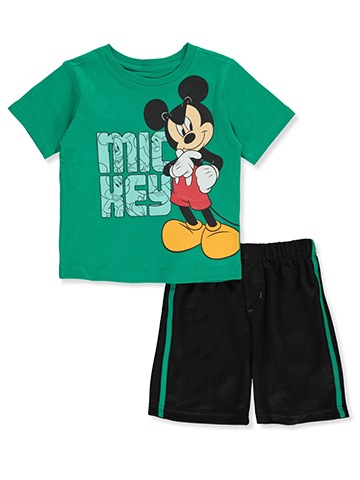Disney Mickey Mouse Baby Boys' 2-Piece Shorts Set Outfit - CookiesKids.com