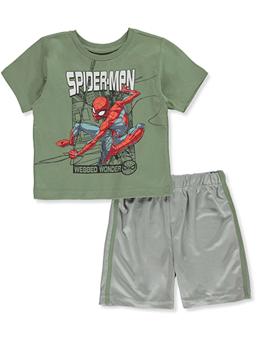 Spider-Man Baby Boys' 2-Piece Shorts Set Outfit - CookiesKids.com