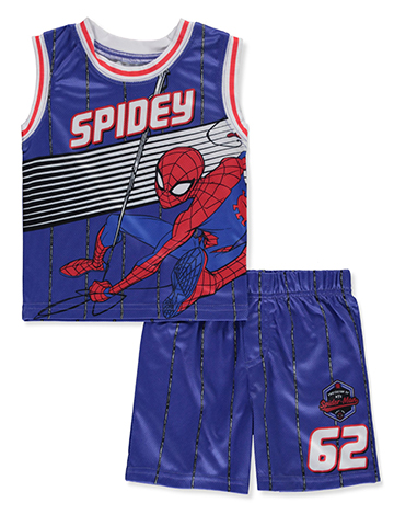 Spider-Man Boys' 2-Piece Shorts Set Outfit - CookiesKids.com