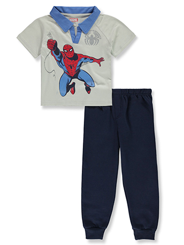 Spider-Man Boys' 2-Piece Joggers Set Outfit - CookiesKids.com