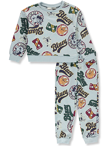 Bluey Boys' 2-Piece Fleece Joggers Set Outfit - CookiesKids.com