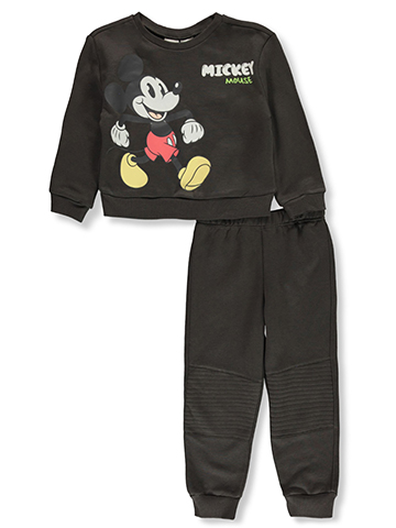 Disney Mickey Mouse Boys' 2-Piece Joggers Set Outfit - CookiesKids.com