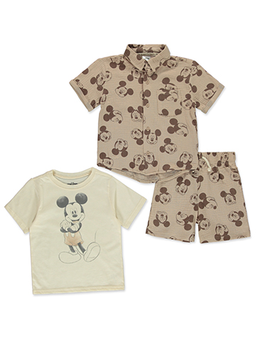 Disney Boys' 3-Piece Shorts Set Outfit - CookiesKids.com