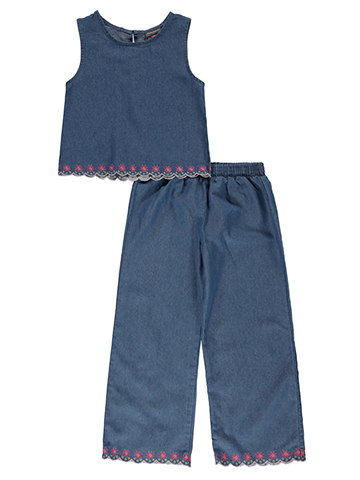 Vince Camuto Girls' 2-Piece Woven Pants Set Outfit - CookiesKids.com