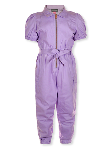 Vince Camuto Girls' Twill Jumpsuit - CookiesKids.com