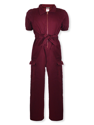 Vince Camuto Girls' Twill Jumpsuit - CookiesKids.com