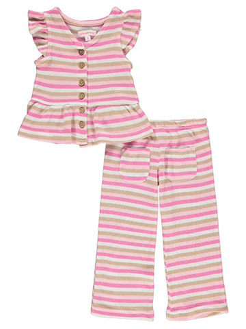 Lemon Kiss Girls' 2-Piece Pants Set Outfit - CookiesKids.com